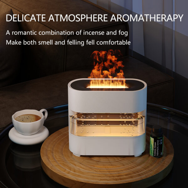 2024 New Products Rain Cloud Fire Humidifier Water Drip Novedades 2024 Rain Water Diffuser Fire Flame Humidifier Aroma Diffuser - Image 4