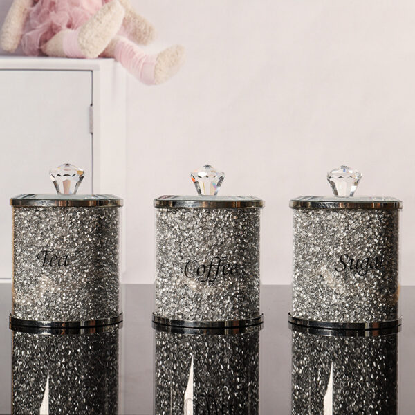 Best Seller In Europe And America Crystal Glass Storage Jar