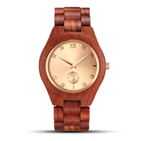 Women's Quartz Wood Watch - Image 5