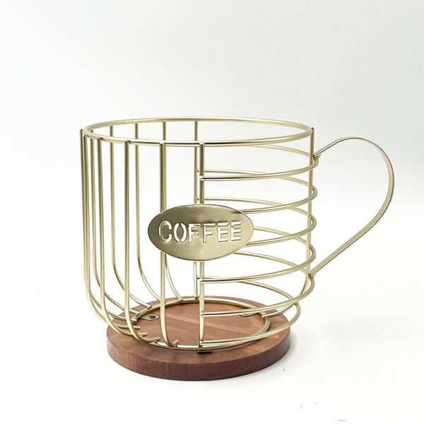 Iron Wood Products Coffee Mate Storage Rack - Image 6