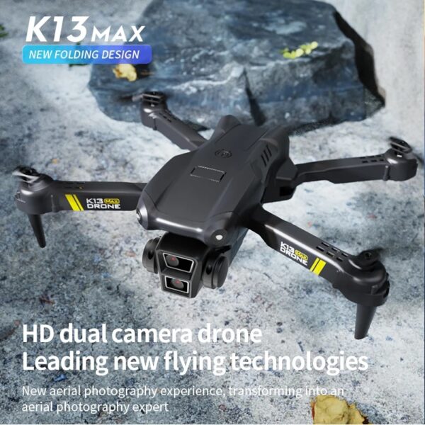 2024 K13 Mini Drone 8K Profesional 4K HD Camera Obstacle Avoidance Aerial Photography 5G 10Km Foldable Quadcopter Toy Sell Apron - Image 3