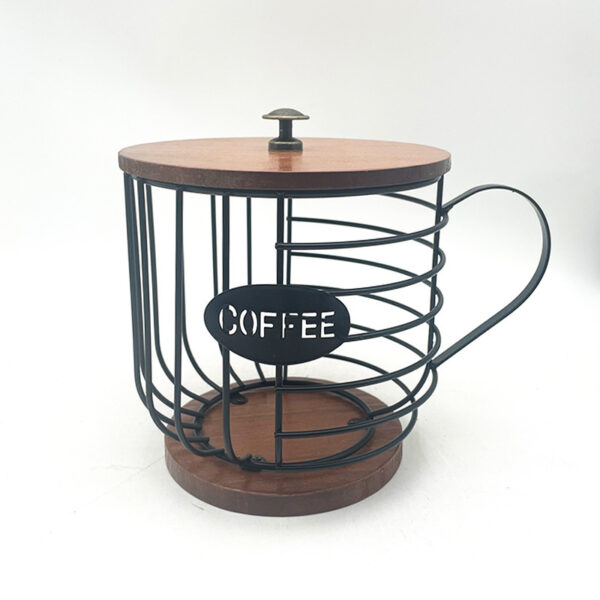 Iron Wood Products Coffee Mate Storage Rack - Image 4