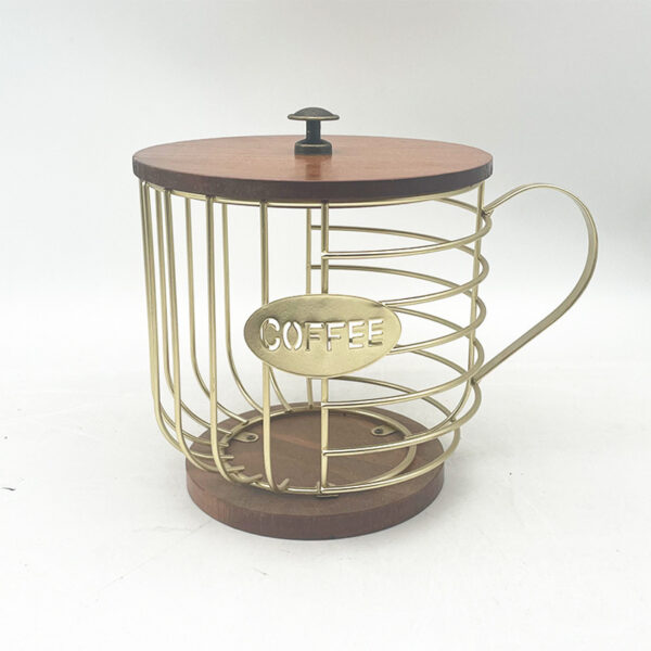 Iron Wood Products Coffee Mate Storage Rack - Image 7